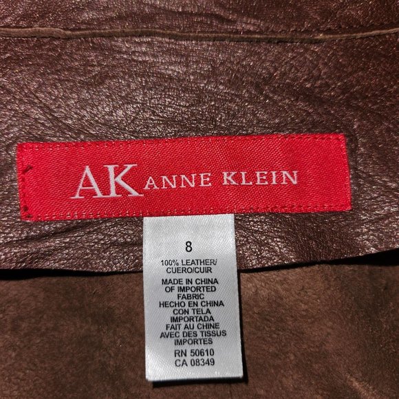 Copper Colored Leather Jacket - Picture 5 of 9